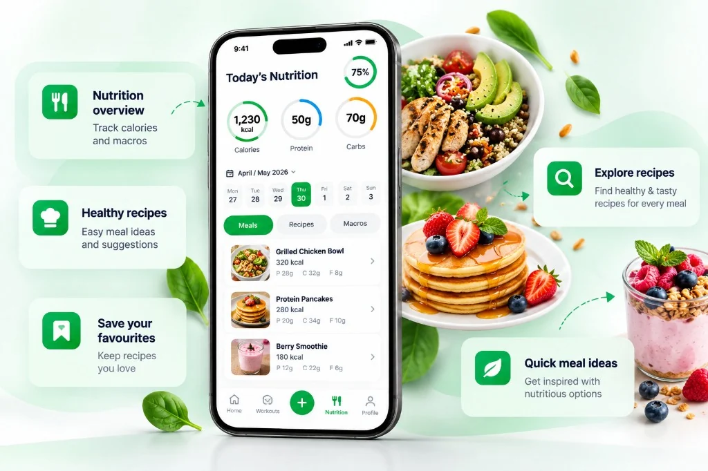 Di Lorenzo nutrition tracking — calories, macros, recipes and meal ideas